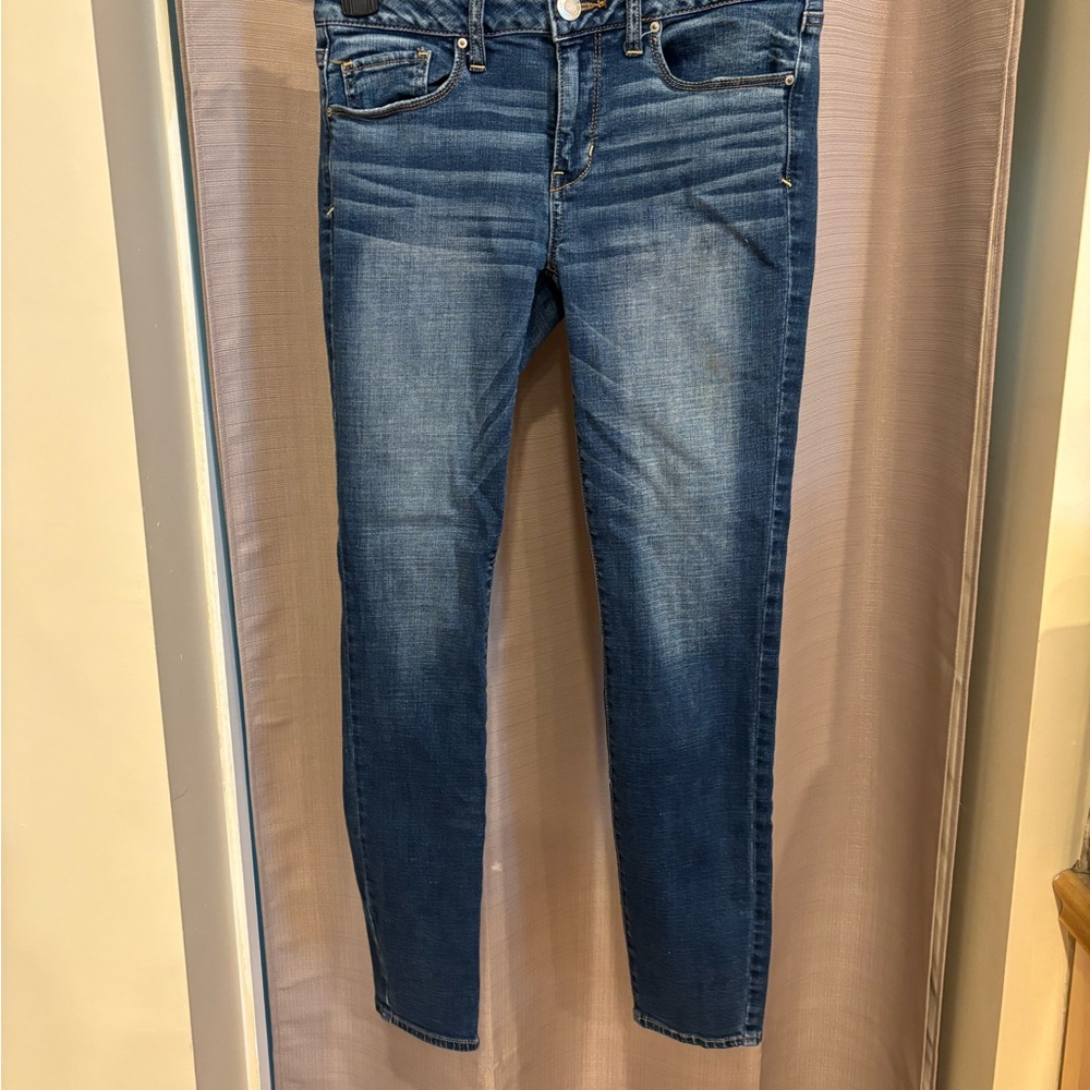 American Eagle Outfitters Dark Blue Skinny Jeans